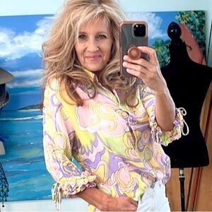 ⭐️Belissimo,New York,Perfect! Lightweight Top, Spring & Summer Vibes,Size XL